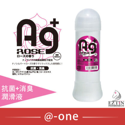 日本 @-one Ag+ Menthol AG 銀離子潤滑液 玫瑰香 300ml